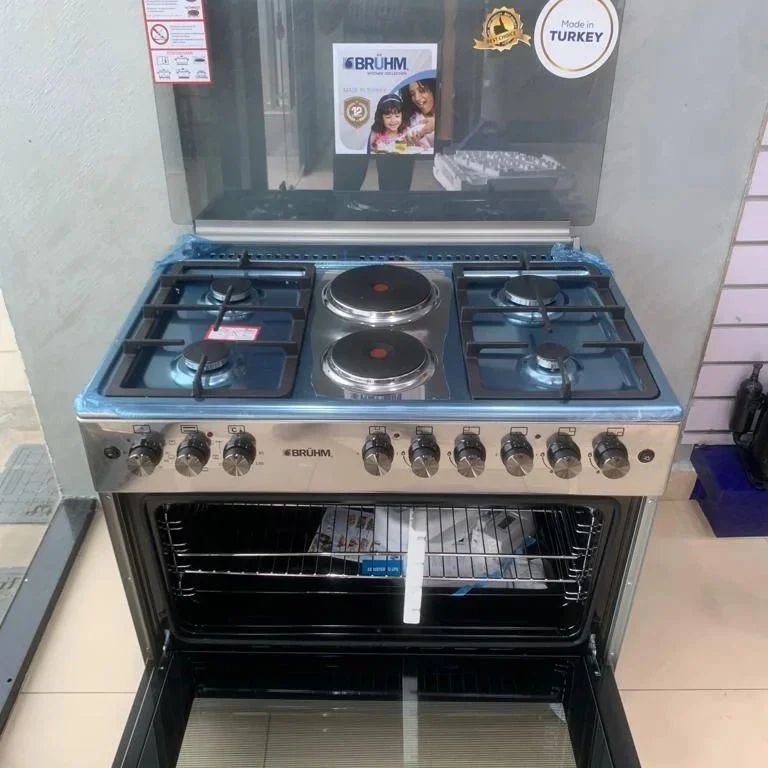 Bruhm BGC-9642NGX Cuisinière 4 gaz + 2 électriques